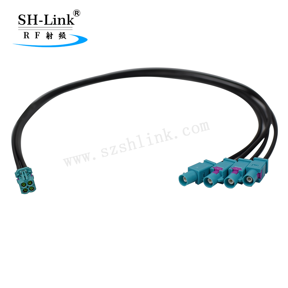 Mini Fakra  4 in 1 Cable Assembly